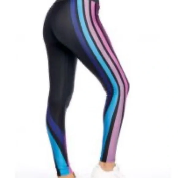 Final Price. No Offers Please Goldsheep Neon Lucky Lanes 7/8
Legging  XS in EUC. - Picture 2 of 5